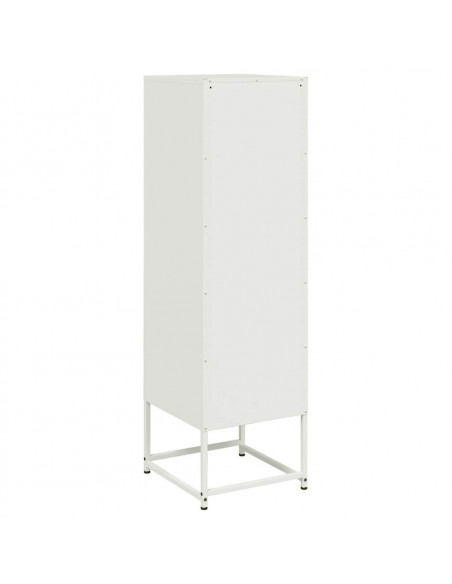 Credenza Bianca 36x39x123 cm in Acciaio