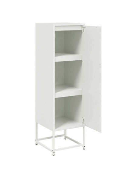Credenza Bianca 36x39x123 cm in Acciaio
