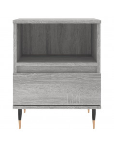Comodini 2pz Grigio Sonoma 40x35x50 cm in Legno Multistrato 2
