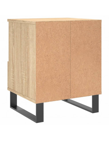 Comodini 2pz Rovere Sonoma 40x35x50 cm in Legno Multistrato