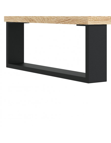 Comodini 2pz Rovere Sonoma 40x35x50 cm in Legno Multistrato