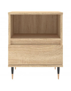 Comodini 2pz Rovere Sonoma 40x35x50 cm in Legno Multistrato 2