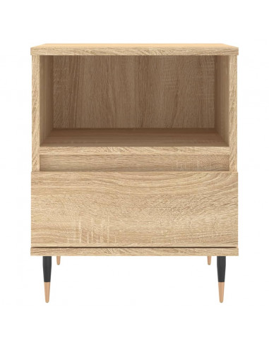 Comodini 2pz Rovere Sonoma 40x35x50 cm in Legno Multistrato