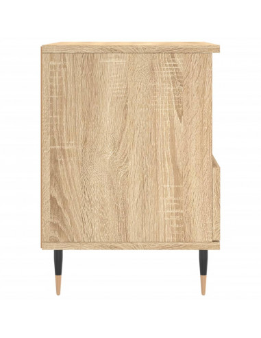 Comodini 2pz Rovere Sonoma 40x35x50 cm in Legno Multistrato