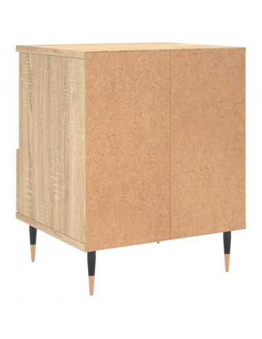 Comodini 2pz Rovere Sonoma 40x35x50 cm in Legno Multistrato