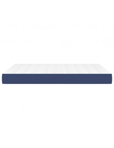 Materasso a Molle Insacchettate Blu 140x200x20 cm in Tessuto