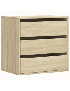 Cassettiera Angolare Rovere Sonoma 60x41x58cm Legno Multistrato 2