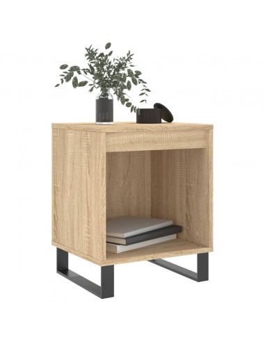 Comodini 2pz Rovere Sonoma 40x35x50 cm in Legno Multistrato