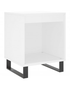 Comodino Bianco 40x35x50 cm in Legno Multistrato 2