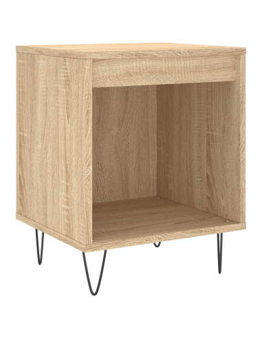 Comodini 2pz Rovere Sonoma 40x35x50 cm in Legno Multistrato