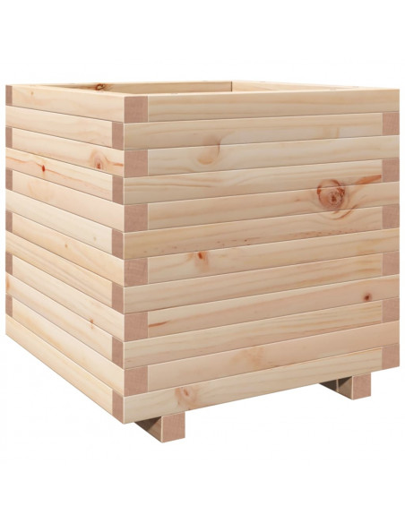 Fioriera da Giardino 50x50x49,5 cm in Legno Massello di Pino