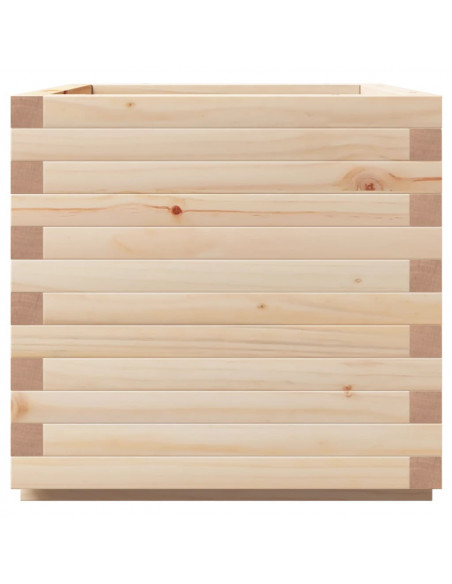 Fioriera da Giardino 50x50x49,5 cm in Legno Massello di Pino