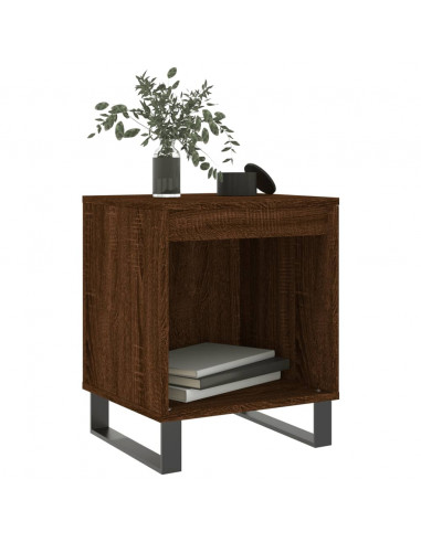 Comodini 2pz Rovere Marrone 40x35x50 cm in Legno Multistrato