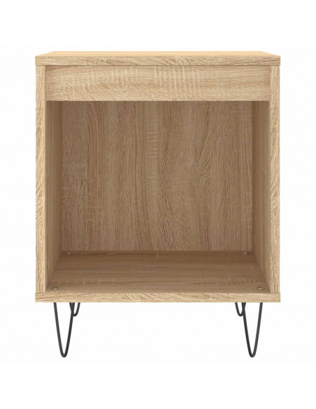 Comodino Rovere Sonoma 40x35x50 cm in Legno Multistrato