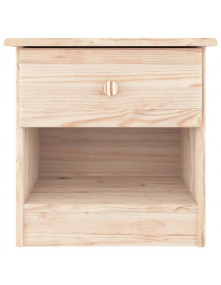 Comodino ALTA 41x35x41 cm in Legno Massello di Pino