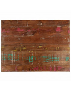 Piano Tavolo 80x60x3,8 cm Rettangolare in Massello di Recupero 2