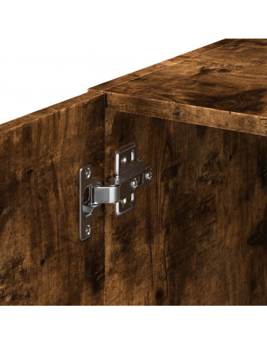 Mobile Sottile Rovere Fumo 40x42,5x225 cm in Truciolato