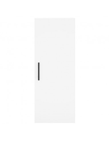 Credenza Bianca 34,5x34x180 cm in Legno Multistrato