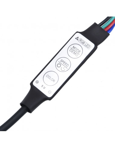 Testiera LED Grigio Sonoma 200x18,5x103,5 cm Legno Multistrato