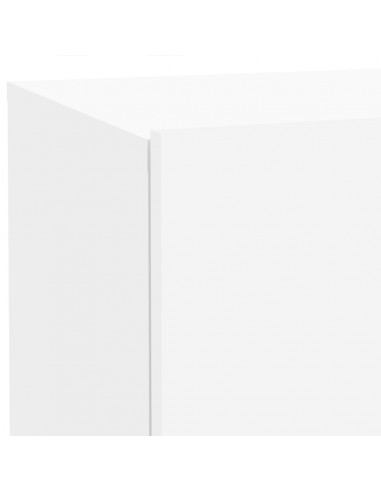 Comodino con Luci LED Bianco 70x36x40,5 cm