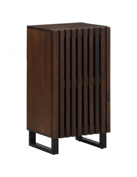 Credenza Marrone 40x34x75 cm in Legno Massello di Mango