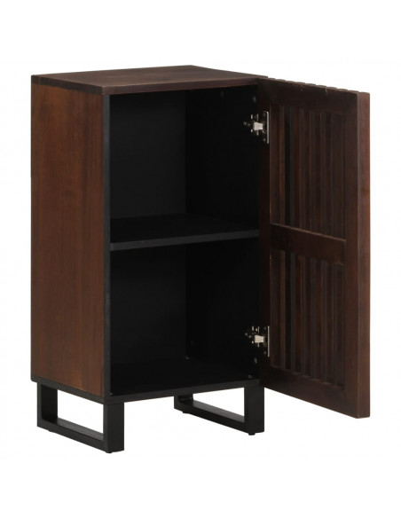 Credenza Marrone 40x34x75 cm in Legno Massello di Mango