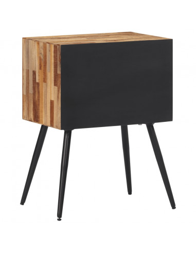 Comodino 47x31,5x60 cm in Legno Massello di Teak