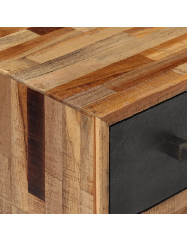 Comodino 47x31,5x60 cm in Legno Massello di Teak