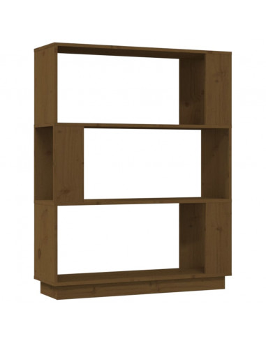 Libreria/Divisorio Miele 80x25x101 cm in Legno Massello