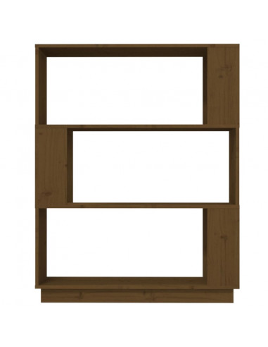 Libreria/Divisorio Miele 80x25x101 cm in Legno Massello