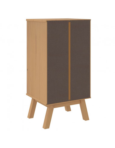 Comodino OLDEN Marrone in Legno Massello di Pino