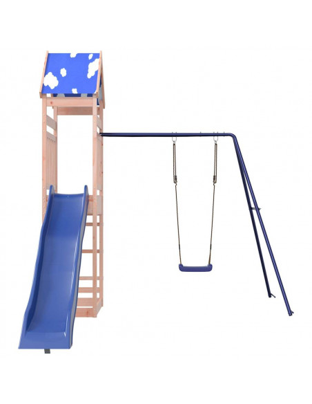 Set da Gioco da Esterno in Legno Massello di Douglas