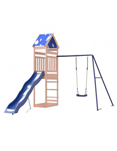 Set da Gioco da Esterno in Legno Massello di Douglas