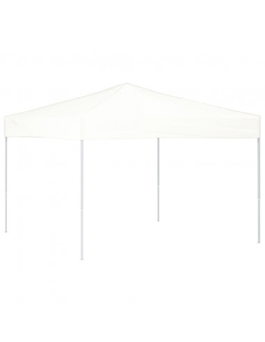 Tenda per Feste Pieghevole Bianca 3x3 m