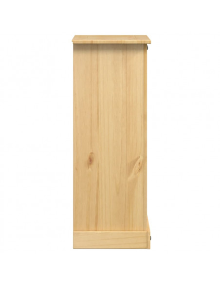 Comodino Corona 53x39x103 cm in Legno Massello di Pino