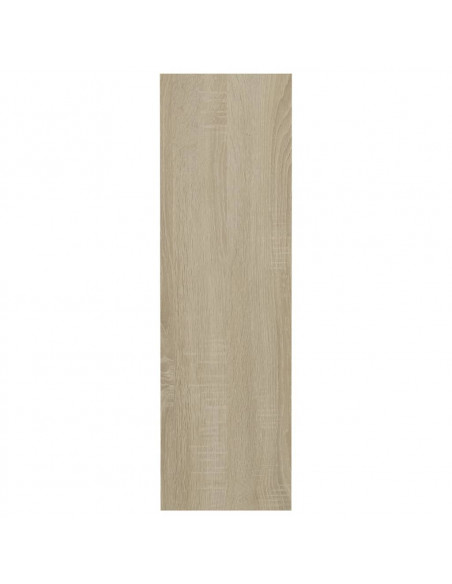 Scarpiera a Muro Rovere Sonoma 80x18x60 cm in Legno Multistrato