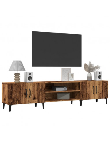 Mobile Porta TV Legno Antico 180x31,5x40cm in Legno Multistrato