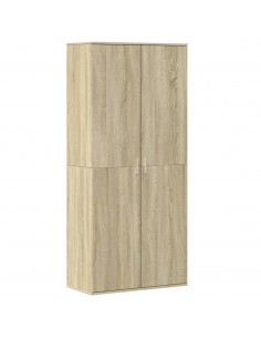 Scarpiera Rovere Sonoma 80x39x178 cm in Legno Multistrato 2