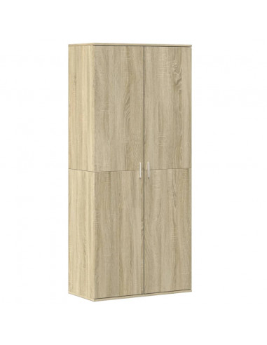 Scarpiera Rovere Sonoma 80x39x178 cm in Legno Multistrato