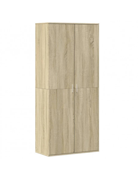 Scarpiera Rovere Sonoma 80x39x178 cm in Legno Multistrato