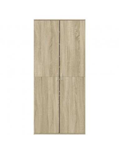 Scarpiera Rovere Sonoma 80x39x178 cm in Legno Multistrato