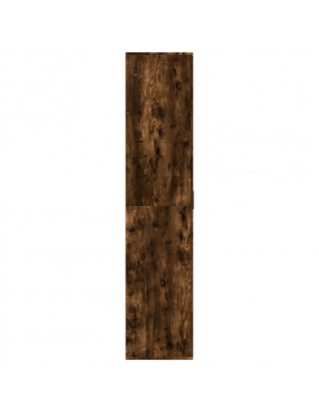 Scarpiera Rovere Fumo 80x39x178 cm in Legno Multistrato
