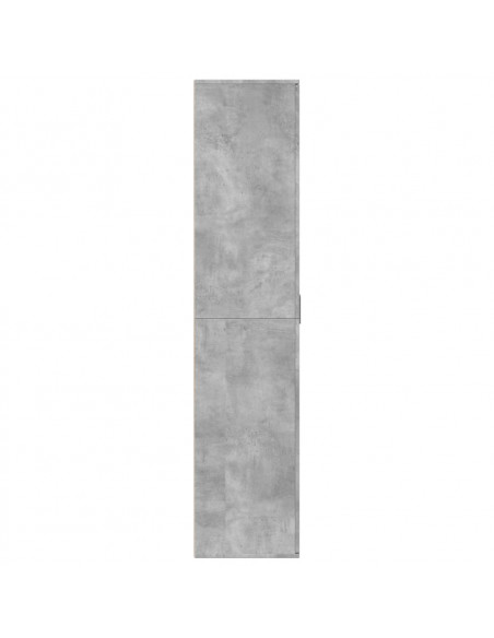 Scarpiera Grigio Cemento 80x39x178 cm in Legno Multistrato