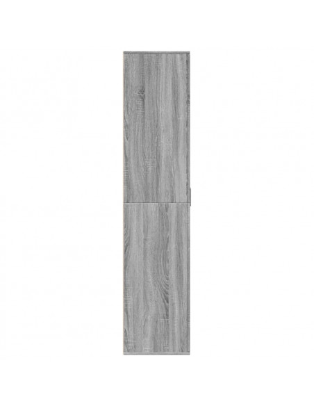 Scarpiera Grigio Sonoma 80x39x178 cm in Legno Multistrato