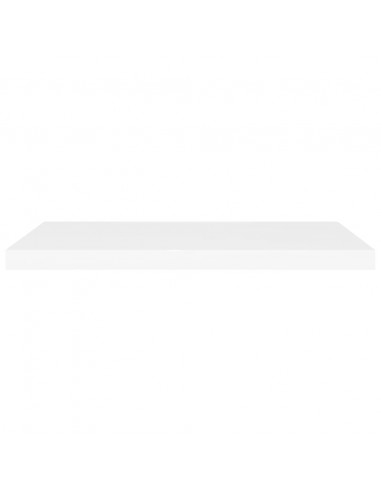 Scaffale a Parete Bianco 80x23,5x3,8 cm in MDF