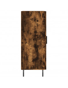 Credenza Rovere Fumo 34,5x34x90 cm in Legno Multistrato 2