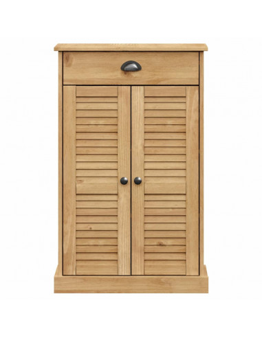 Scarpiera VIGO 60x35x96 cm in Legno Massello di Pino