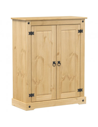 Scarpiera Corona 86x38,5x108 cm in Legno Massello di Pino
