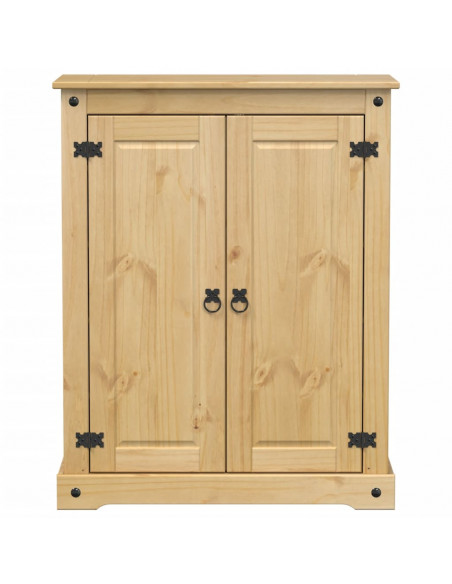 Scarpiera Corona 86x38,5x108 cm in Legno Massello di Pino