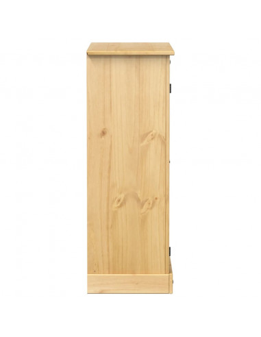 Scarpiera Corona 86x38,5x108 cm in Legno Massello di Pino